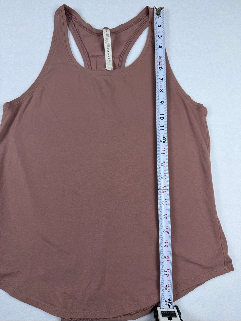 LULULEMON Mauve Racerback Tank Top Pima Cotton Blend Size 6 Athletic - Picture 6 of 6
